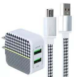 Cargador carga rápida diseño + cable