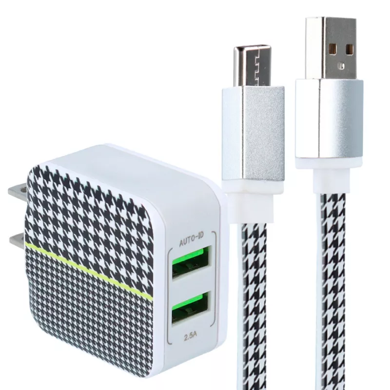 Cargador carga rápida diseño + cable