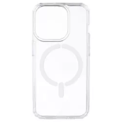 Funda Transparente Logo Compatible con Magsafe para iPhone 15 Pro